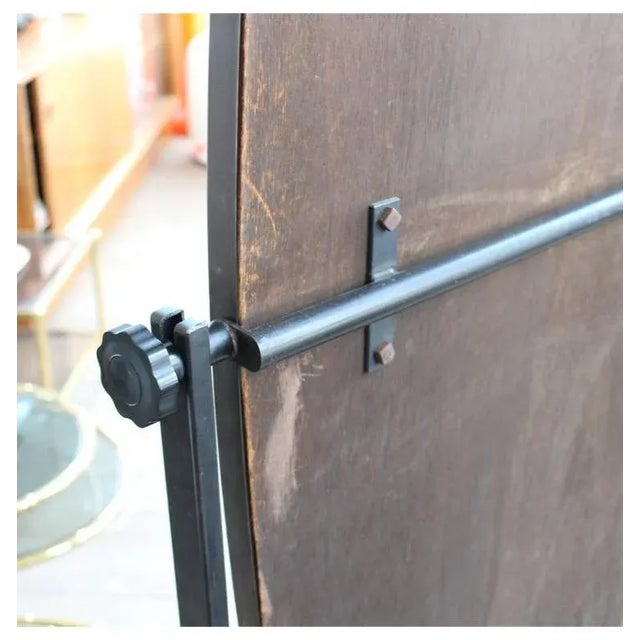 Vintage Oval Mirror, 1950s For Sale - Image 6 of 7