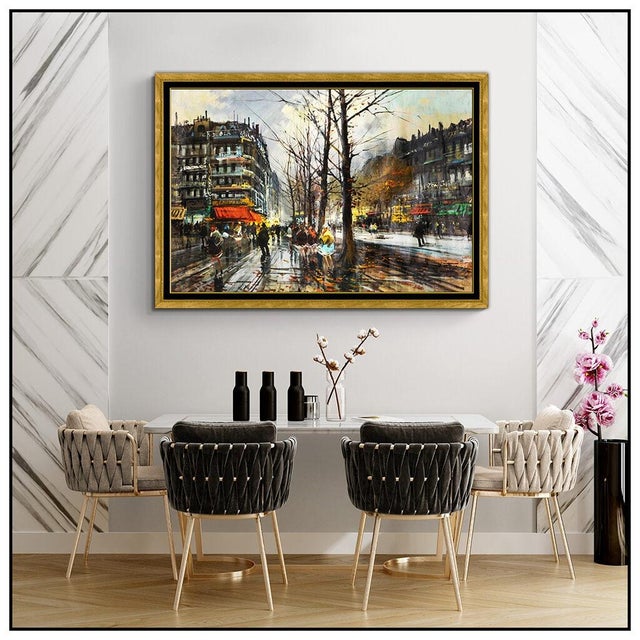 Message us to inquire about custom framing options! (Included for free with every purchase) The artwork here, "Paris...