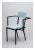 Metal Banco Blue Armchair by Clémence Seilles for Stromboli Design For Sale - Image 7 of 7