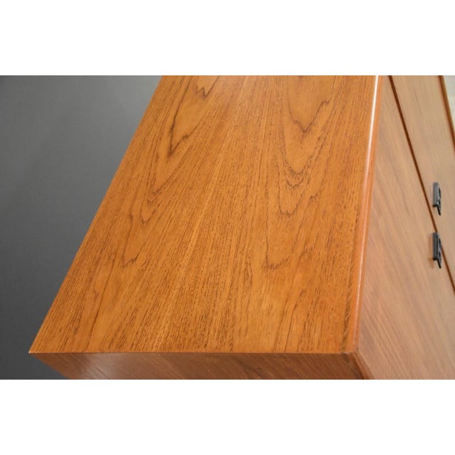 1970s Modern Teak Armoire Dresser For Sale In Boston - Image 6 of 10