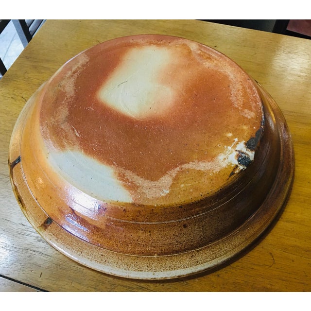 1980s Mid Century Artisan Studio Pottery Bowl. For Sale - Image 5 of 12