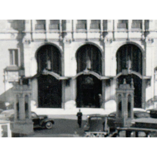 Black San Francisco Historical Photograph Collection Mark Hopkins Hotel Photograph, Framed For Sale - Image 8 of 12