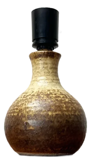 Mid-Century Modern Danish Studio Pottery Oil Lamp from Aage Würtz, 1960s