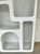 Modern Textured White Bookcase For Sale In Atlanta - Image 6 of 6