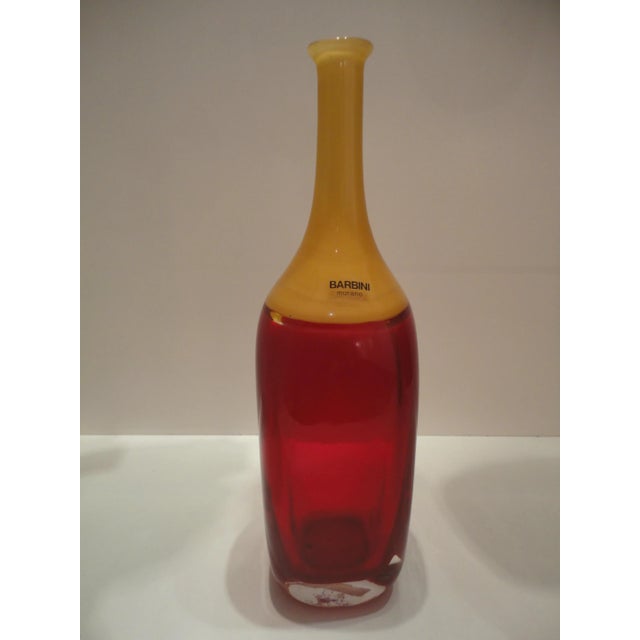 Bottle Vases by Alfredo Barbini for Barbini Murano, 1970s, Set of 2 For Sale - Image 12 of 18