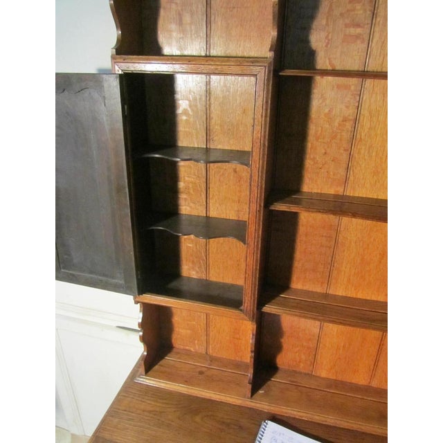 Brown Georgian Country Oak Dresser, 1800s For Sale - Image 8 of 9