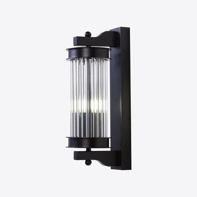 Metal Small Black Elon Wall Light from Pure White Lines For Sale - Image 7 of 9