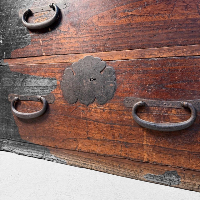 Contemporary Japanese Tansu Chest, 1910s For Sale - Image 3 of 16