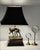 1980s Vintage 1980s Bronze Whippet / Greyhound Dog Standing on Stacked Books Lamp For Sale - Image 5 of 12