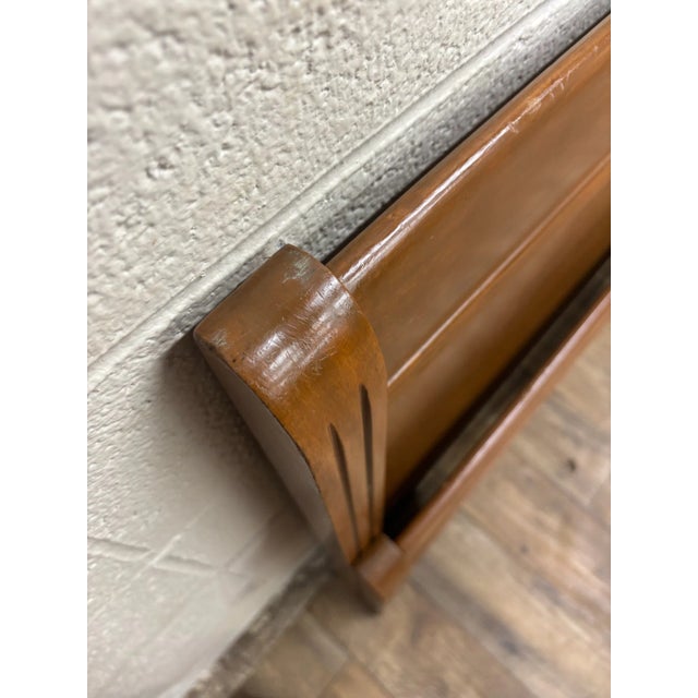 Vintage Glanville Furniture Co Full Size Sleigh Bed For Sale In Kansas City - Image 6 of 13