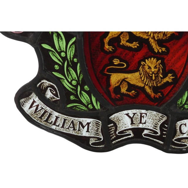 William the Conqueror Stained Glass Panel For Sale In Tampa - Image 6 of 10