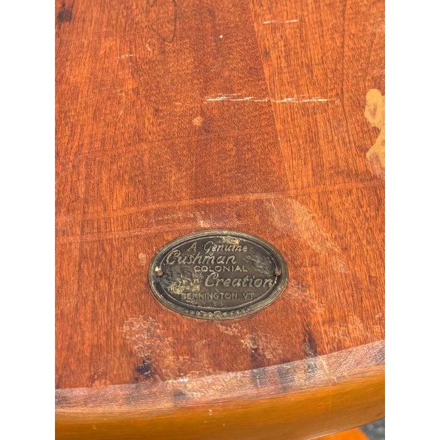 1950s 1950s Set of 4 Cushman Colonial Creations Solid Maple Dining Chairs For Sale - Image 5 of 12