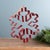Kenneth Ludwig Chicago Snowflake Cookie Cutter Ornament (Set of 4) For Sale - Image 4 of 5