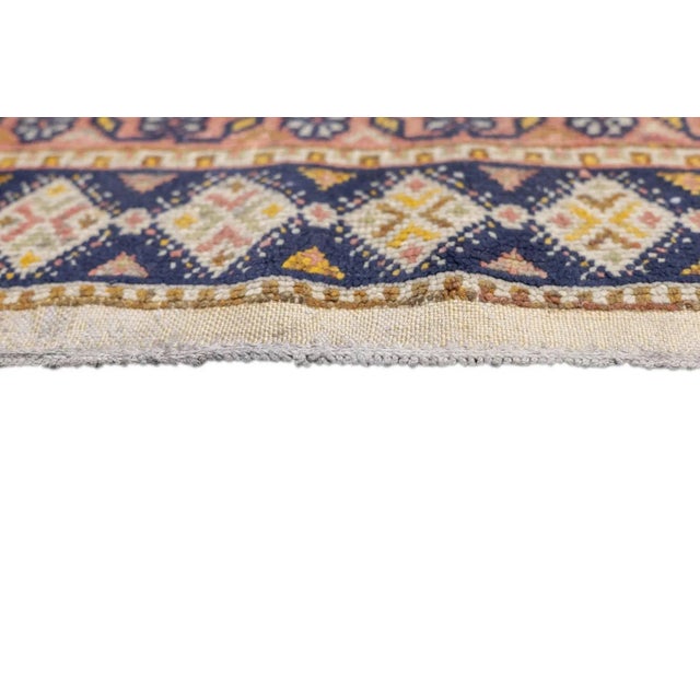 Blue Antique Moroccan Rug 6'9'' x 9'8'' For Sale - Image 8 of 12