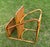 1950s Rattan Bentwood Staggered Tier Side Table For Sale - Image 6 of 10