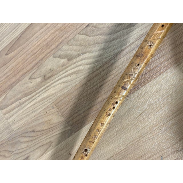 Wood C. 1950s Hand Carved Folk Art Canes / Sticks by Joseph Deveau - Set/3 For Sale - Image 7 of 13