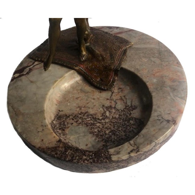 Franz Bergmann, Viennese Bronze & Marble Erotic Sculptural Vide Poche, ca. 1900 For Sale In New York - Image 6 of 8