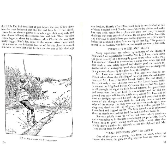 Paper "A Fox Hunter's Scrapbook" 1945 Enders, John O. For Sale - Image 7 of 12