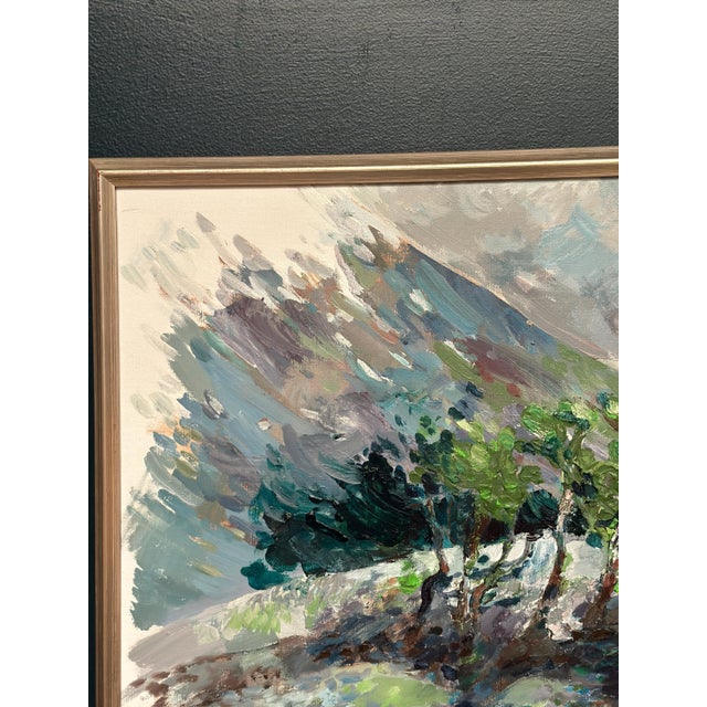 Bengt Andersson Råssbyn, Large Telemarken, Gausta, 1975, Oil on Canvas, Framed For Sale - Image 17 of 18