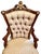 Antique “His” & “Hers” American Neo-Grec Upholstered Chair Set For Sale - Image 9 of 15