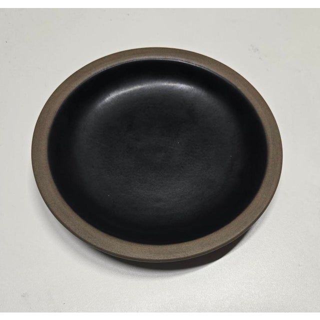 1970s 21-Piece "Rim" Collection of Black Vintage Heath Tableware For Sale - Image 14 of 14