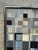 Vintage Op-Art Foil Paper Framed Art Cityscape Paul Evans Style Made in England For Sale In New York - Image 6 of 6
