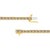 Contemporary 14K Yellow Gold Plated .925 Sterling Silver 8.0 Cttw Diamond Classic Link Tennis Bracelet (K-L Color, I2-I3 Clarity) - 7-1/4" For Sale - Image 3 of 7