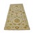 Islamic 21st Century Afghan Sultanabad Wool 3x6 Ivory, Light Blue & Gold Handmade Runner Rug #1143914 For Sale - Image 3 of 6