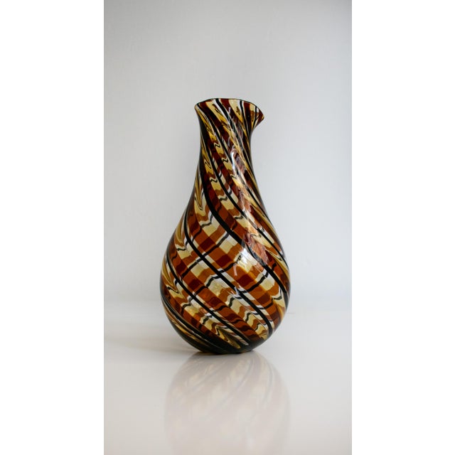 Italian Modern Murano Glasses and Pitcher by Mariana Iskra, 2004s, Set of 7 For Sale - Image 13 of 18