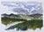 Front Range at 3 PM by Timothy J. Standring | Watercolor on paper of a mountain landscape For Sale
