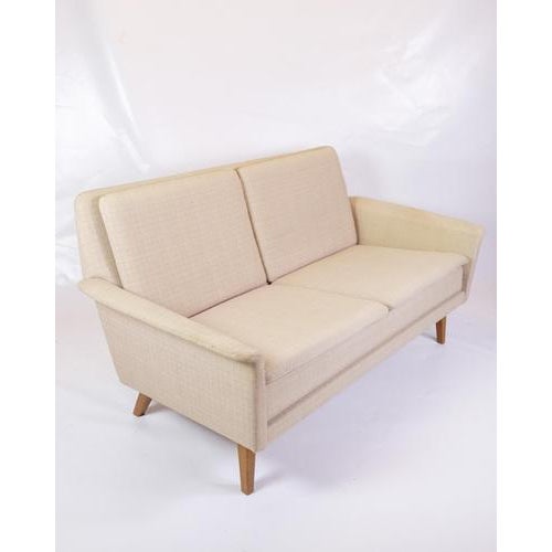 1970s Dux Sofa in Light Wool by Folke Ohlsson for Fritz Hansen, 1970s For Sale - Image 5 of 13