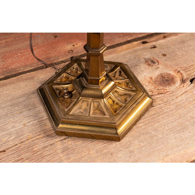Mid 20th Century Gothic Revival Five-Light Candelabra Table Lamp For Sale - Image 10 of 10