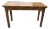 Vintage Burlwood Console Table For Sale
