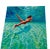 "Floating Weightlessly" is a stunning oil painting of a beautiful nude swimmer, floating through expansive turquoise...