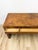 Brown Rare Vintage Hekman MCM Burlwood Desk With Three Drawers Mid Century Collectable For Sale - Image 8 of 13