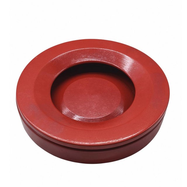 Mid-Century Modern Barbados Red Ashtray by Angelo Mangiarotti for Danese, Italy, 1960s For Sale - Image 3 of 8