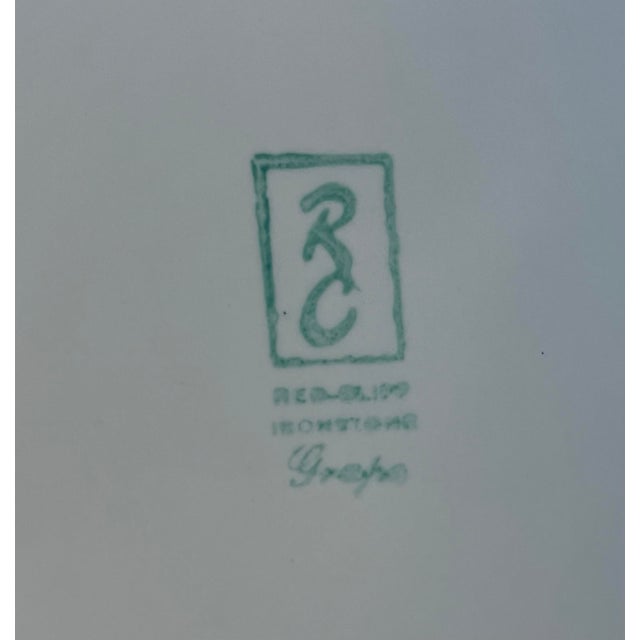 Mid 19th Century Red Cliff Ironstone Platter For Sale - Image 4 of 5