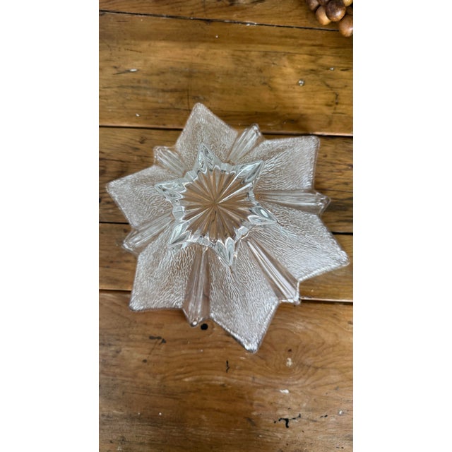 Mid-Century Modern Vintage Walther Glas Starburst Centerpiece Bowl For Sale - Image 3 of 7