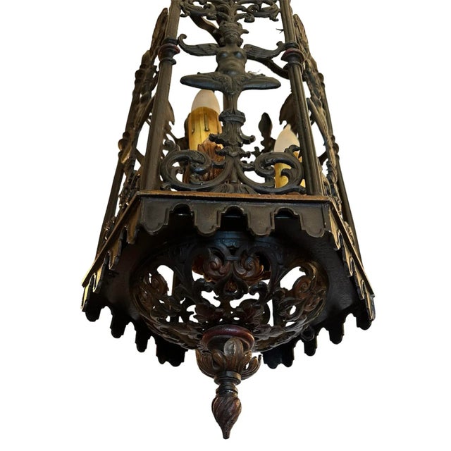 This belongs in your home.. entry, great hall, bedroom.. any location where style is important. The six sided stylized...