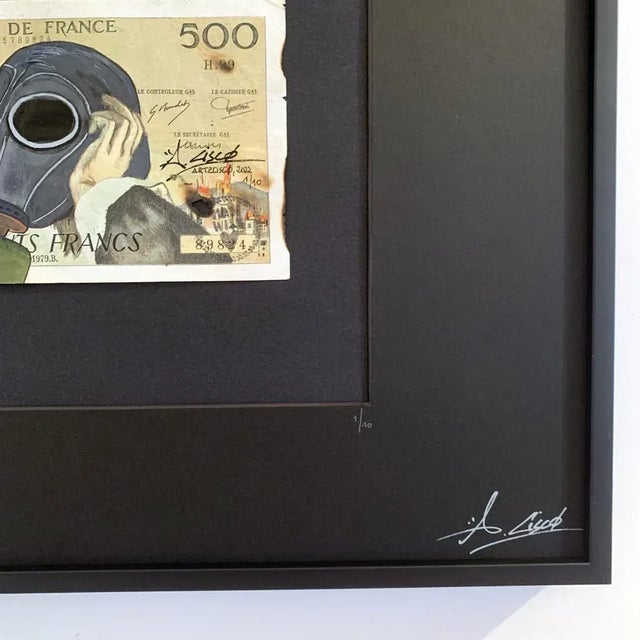 Cisco, Stop War, 2022, Acrylic on Ticket For Sale - Image 4 of 11