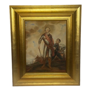 18th Century Painting of Charles Stanhope Third Earl of Harrington With Marcus Richard Fitzroy Thomas For Sale