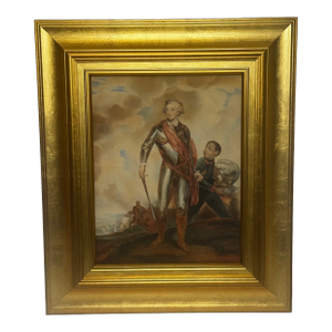 18th Century Painting of Charles Stanhope Third Earl of Harrington With Marcus Richard Fitzroy Thomas