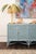 Matthew Izzo Home - Eleanor Light Blue Rattan and Rope Four Door Buffet Cabinet For Sale - Image 9 of 11