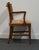 Wood High End Vintage Maple MCM Mid Century Modern Inspired Contemporary Dining Arm Chair For Sale - Image 7 of 9