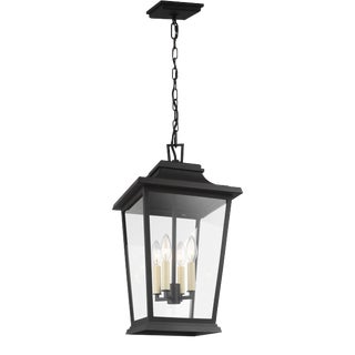 Sean Lavin by Visual Comfort Studio Warren Hanging Lantern, Textured Black For Sale