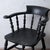 Victorian Captain's Chair in Black, c.1880 For Sale - Image 3 of 18