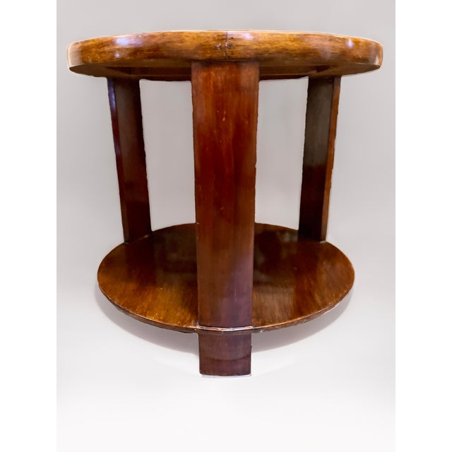 Wood Mid-Century Art Deco Style Coffee Table with Double Tray, 1950s For Sale - Image 7 of 14