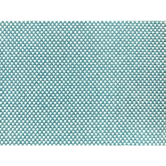 62" wide Cowtan and Tout Manuel Canovas Leni Iagon MCM canvas upholstery drapery fabric in teal green and cream. Price is...