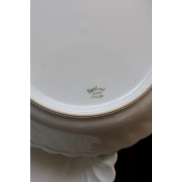 1970s Vintage Twisted Limoges Soup Plates in White Porcelain from Haviland, 1970s, Set of 6 For Sale - Image 5 of 6