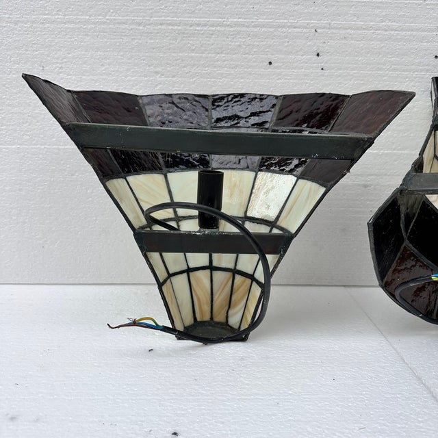 Art Deco Hair Sconces by Andy Thornton, 1970s, England, Set of 2 For Sale - Image 9 of 18